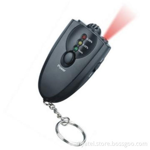 LED Alcohol Tester/Breathalyser with Torch